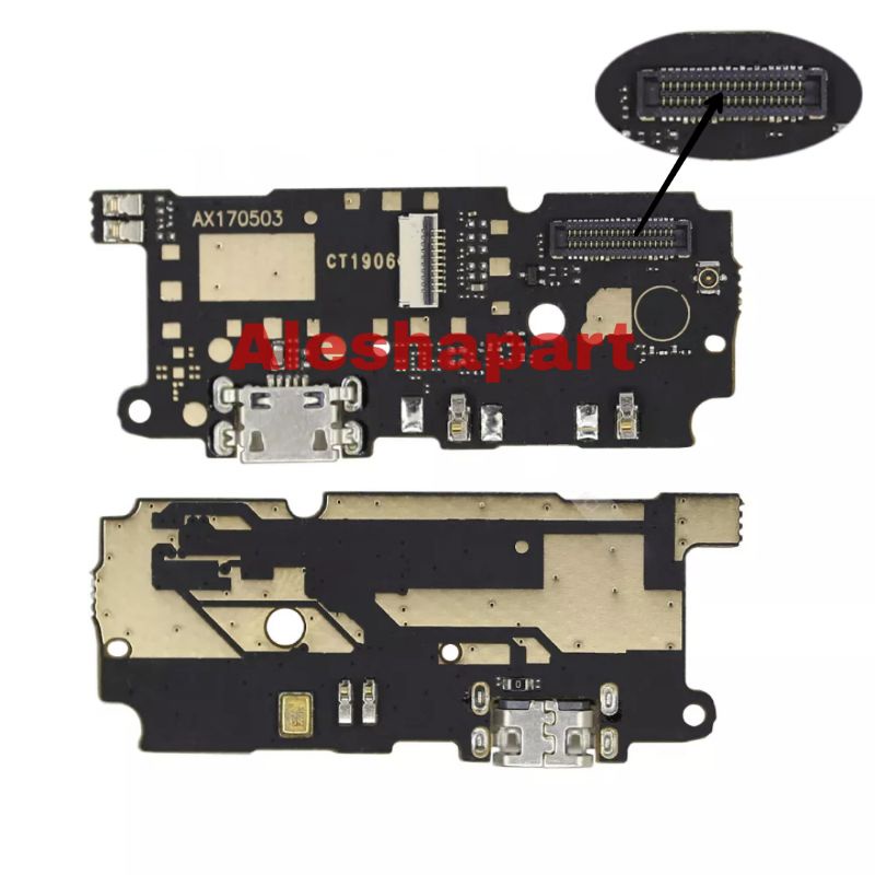 PCB Konektor Cas XIAOMI REDMI NOTE 4 KECIL / Flexible Charger XIAOMI REDMI NOTE 4 KECIL