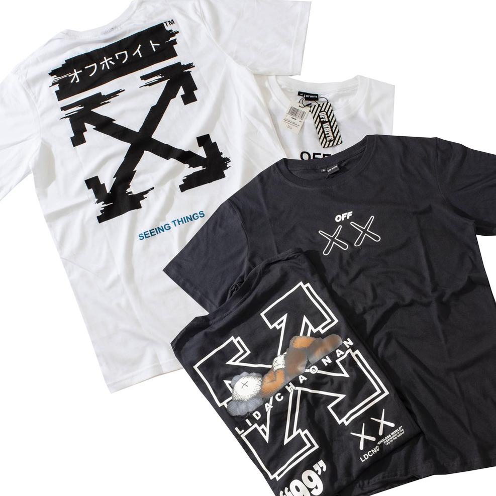 TERMURAH KAOS OFF WHITE FULL TAG LOGO MIRROR ORIGINAL | KAOS JEPANG / KAOS PRIA / BAJU PRIA / KAOS ↣