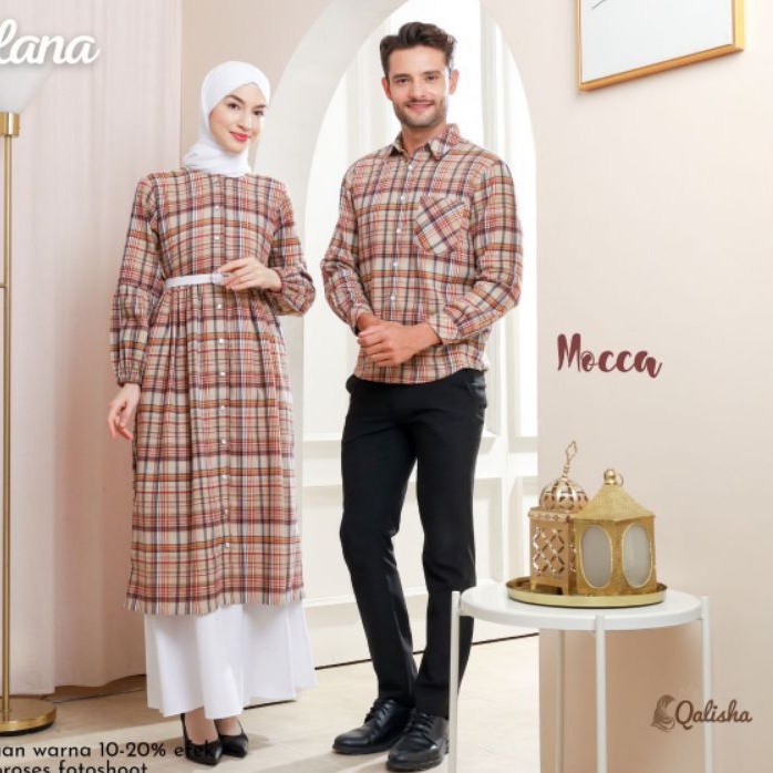 ATASAN TUNIK DAN KEMEJA • COUPLE ALAN ALANA • QALISHA