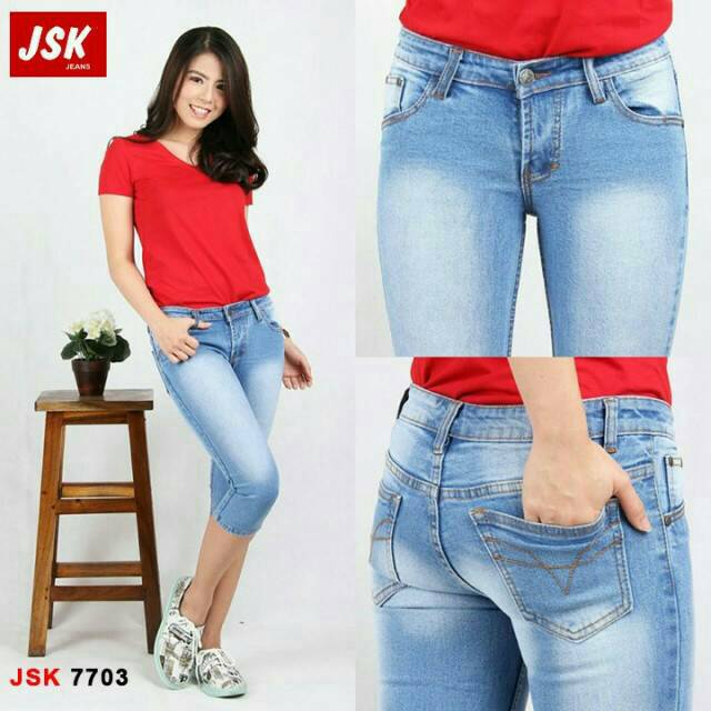 (5 WARNA) JSK 7/8 SKINNY JEANS WANITA ORIGINAL PRODUK
