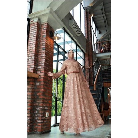 Gamis ozias sparkle gamis formal full brukat mewah untuk pesta/ Gamis brokat premium ke undangan /br