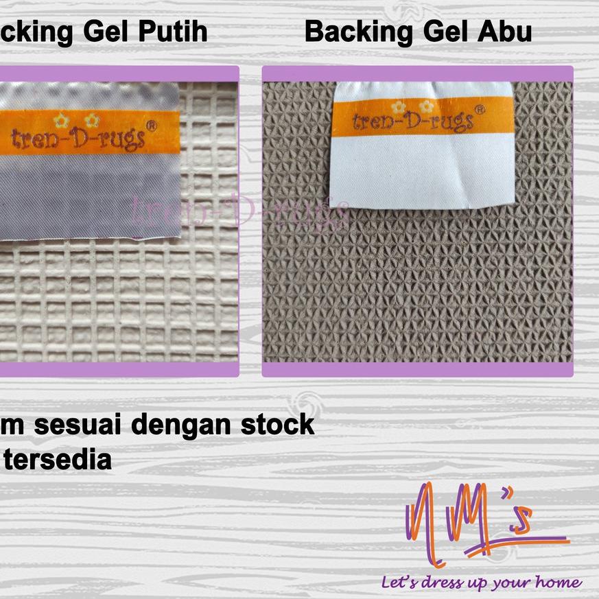 ❆ Tren-D-rugs Keset kaki sweden geometris dapur panjang lorong kitchen mat anti slip 50 x 240 cm - N