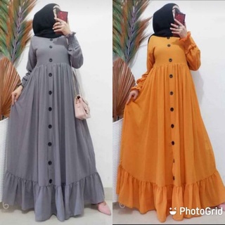 JAYA.Co Gamis Alesha (LD 106cm) Bahan Moscrepe #1