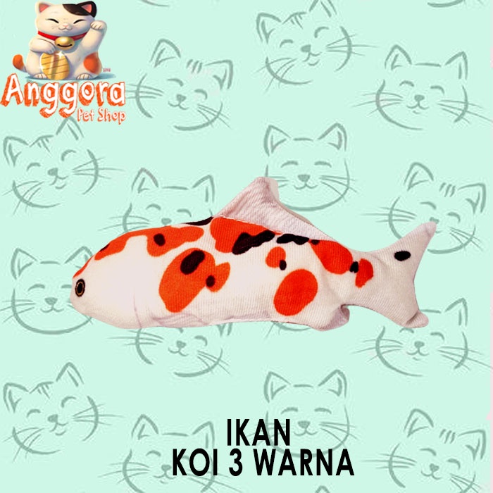 Mainan Boneka Catnip bentuk Ikan untuk Kucing