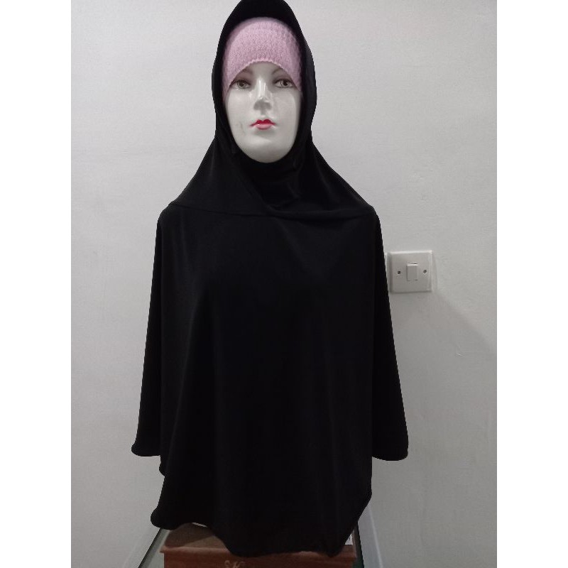 jilbab (L) kerudung, khimar,  hijab, pet busa, karet dagu RAHMA HABIBA