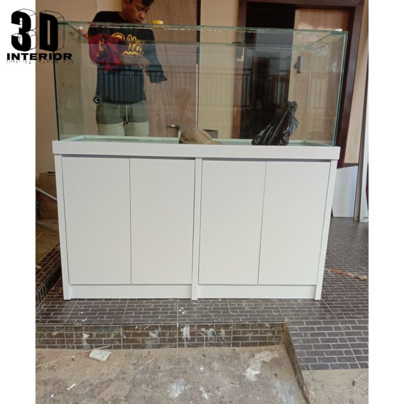 Rak Aquarium Tempat Aquarium Satu Set + Pilter