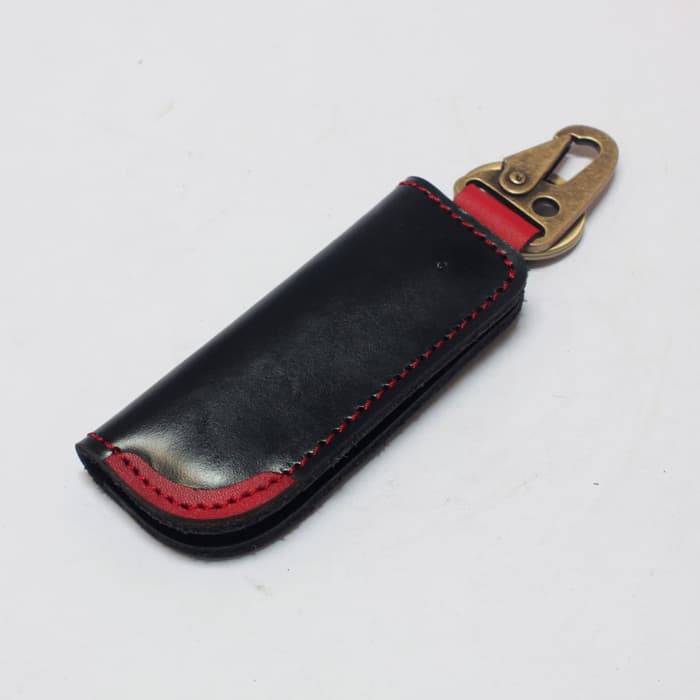 Gantungan Kunci Mobil Motor Carabiner Dompet STNK Kulit Slim Polet