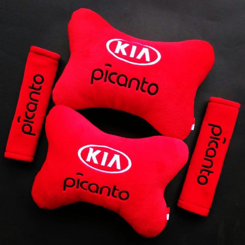 Bantal Mobil Eksklusif Logo KIA PICANTO