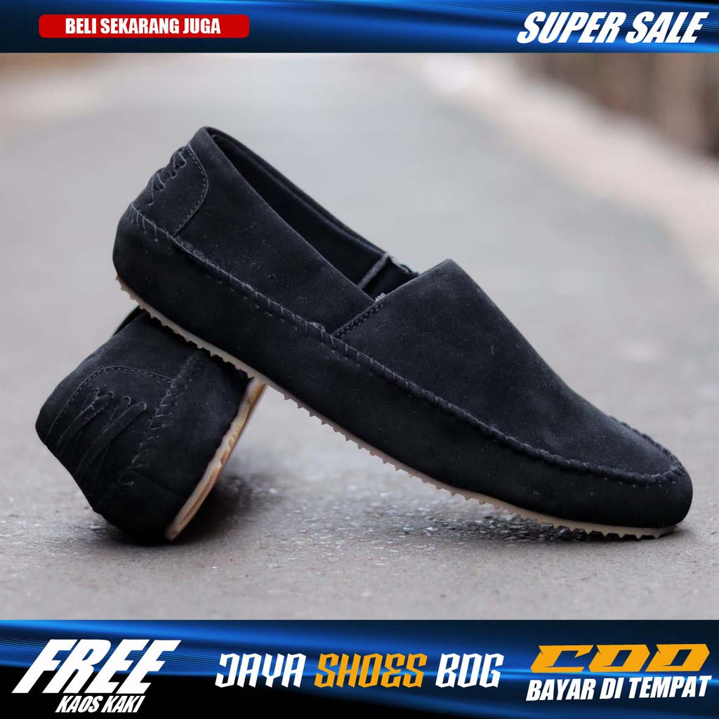 ENASI|Sepatu Casual Kasual Slip On pria Asli Original Slop Santai Laki Laki Terbaru 2021 Keren Murah