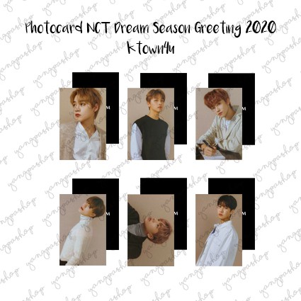[READY / SET] DREAM 2020 SEASON GREETING KTOWN4U BENEFIT NDRE PHOTOCARD SG YANGPASHOP JENO JAEMIN JI
