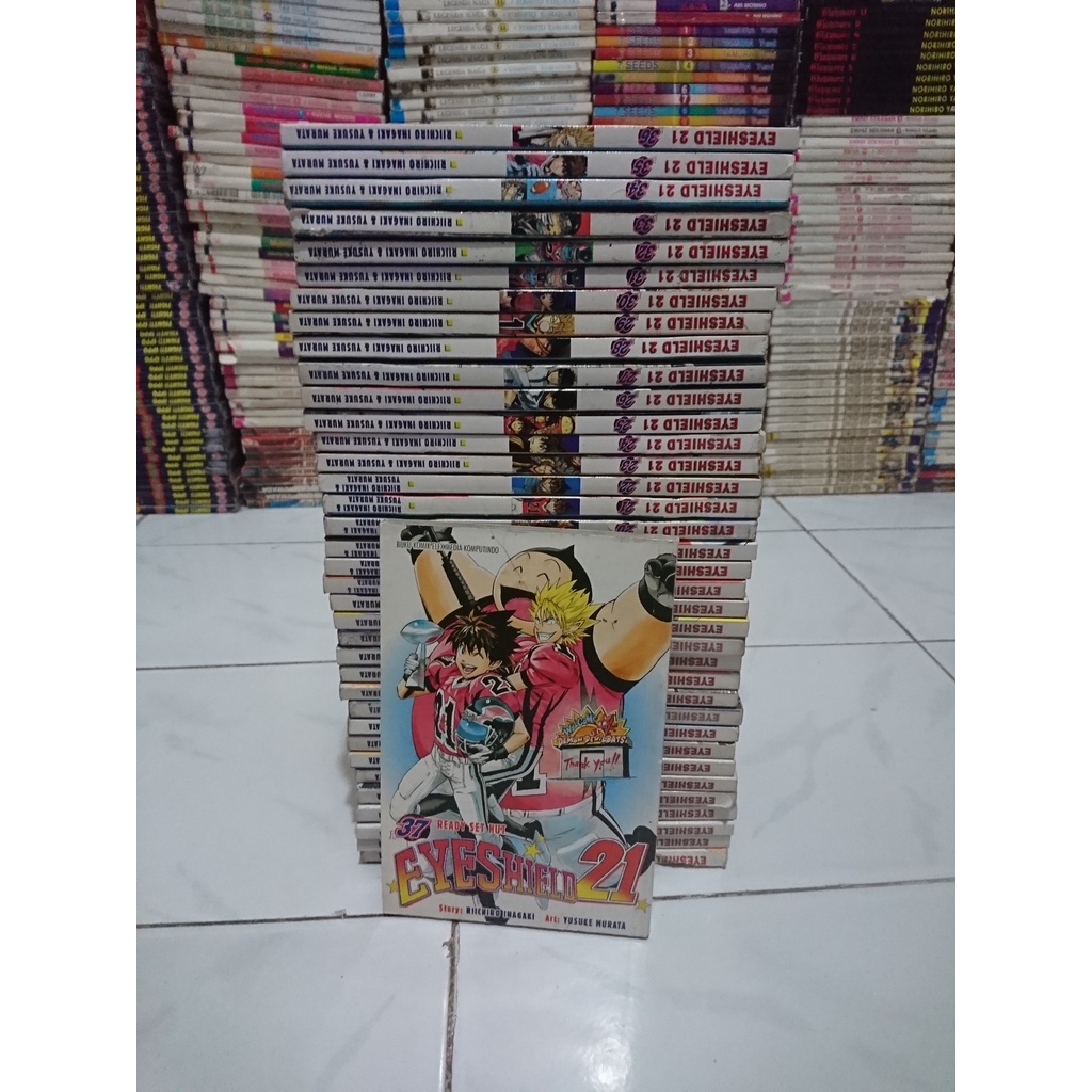 Komik Eyeshield 21 1-37 tamat lengkap original bekas - Riichiro Inagaki & Yusuke M