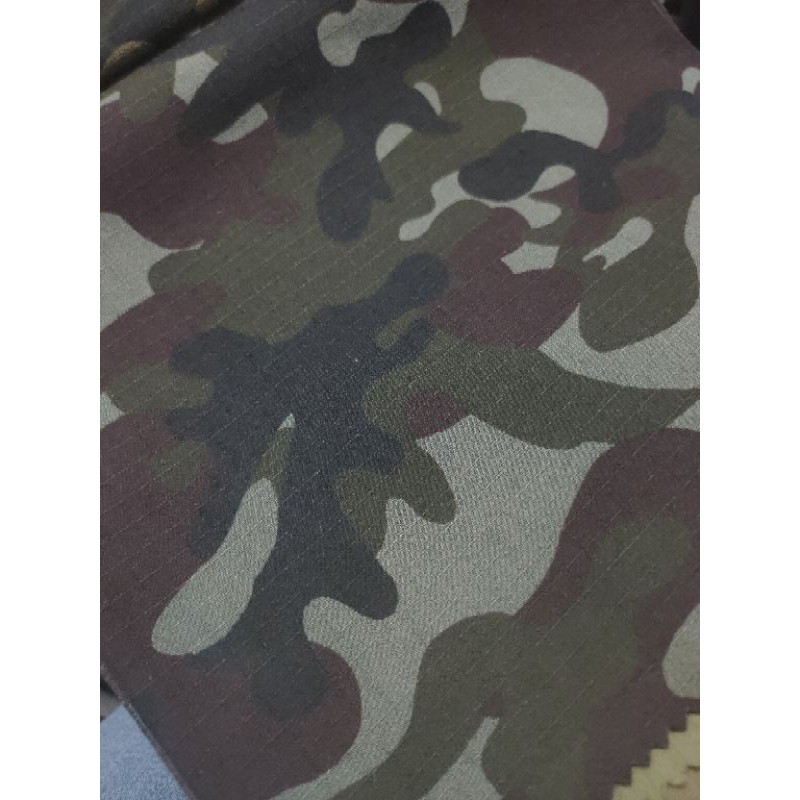 Jual bahan kain loreng ribstok ripstop ripstok TR yard gulungan ...