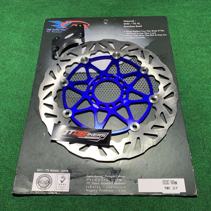 Piringan Cakram 300 mm PSM Jupiter z MX 135 Z1 Vega R ZR New fizr rx MX King 150 floating disc 300mm titanium model moto1 pro1 tdr-PSM Blue