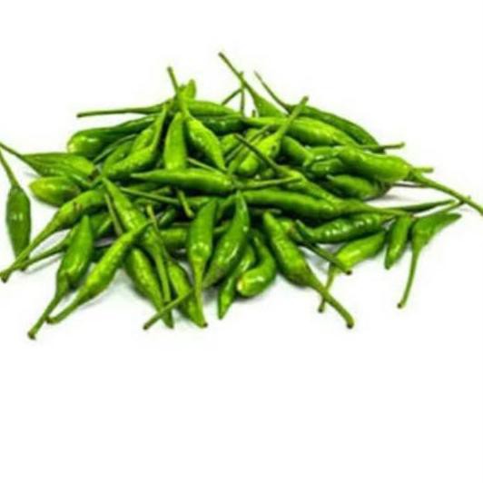 

Termurah!! KODE-764 Cabai Rawit Hijau / Cabe Rawit Hijau 250 gram