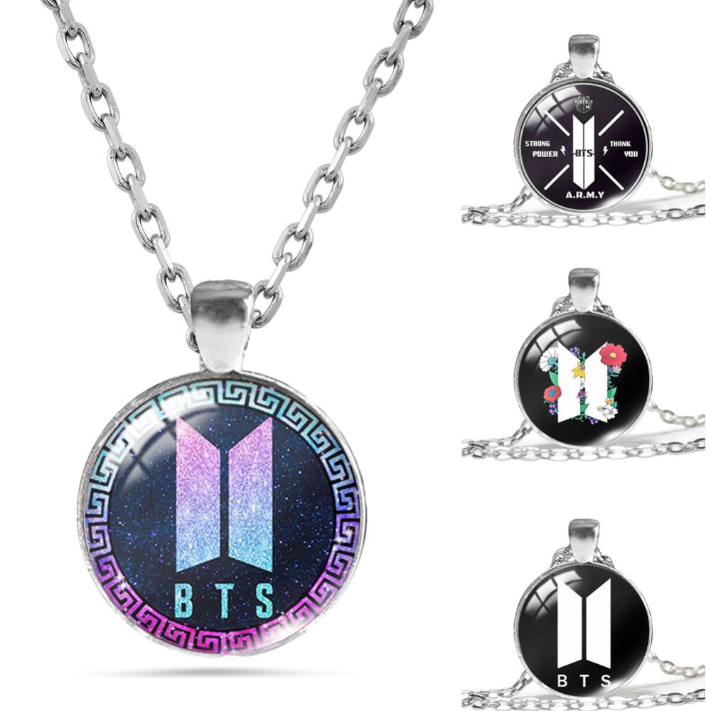 Timekey Kalung Rantai Alloy Liontin KPOP Bangtan Boys BTS Untuk Pria / Wanita E3J4