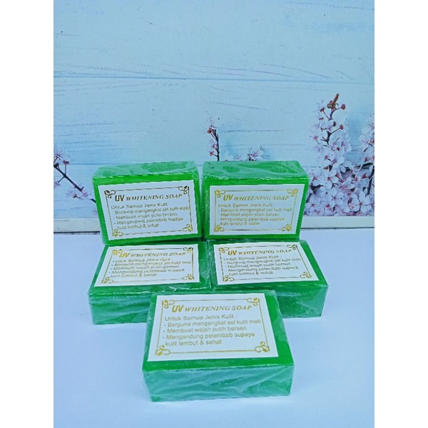 SABUN UV WHITENING ORIGINAL / Uv Whitening Soap - HIJAU ( SATUAN )