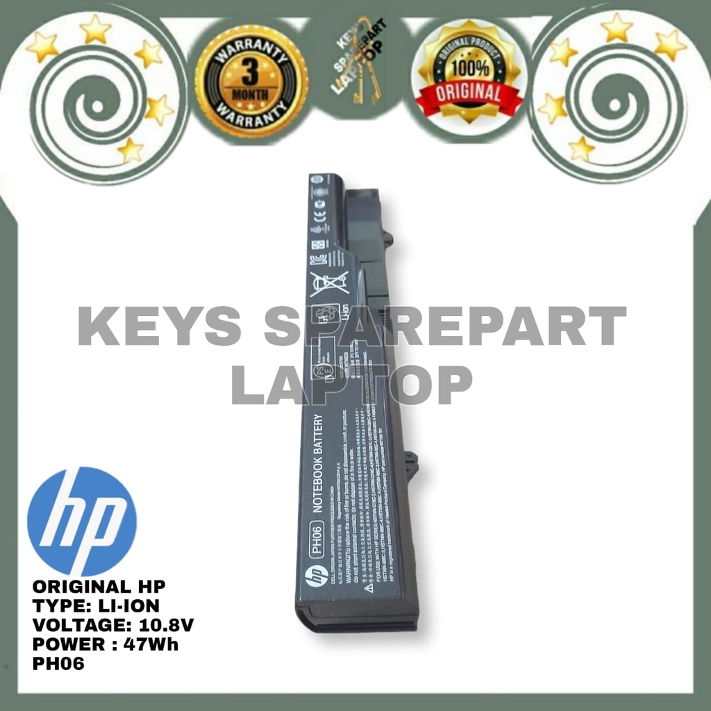 Baterai Battery Batre Laptop HP Compaq 421 425 620 621 625 Probook 4420S 4320T 4320S 4420 CQ420 420 320 321 325 326 PH06 Original