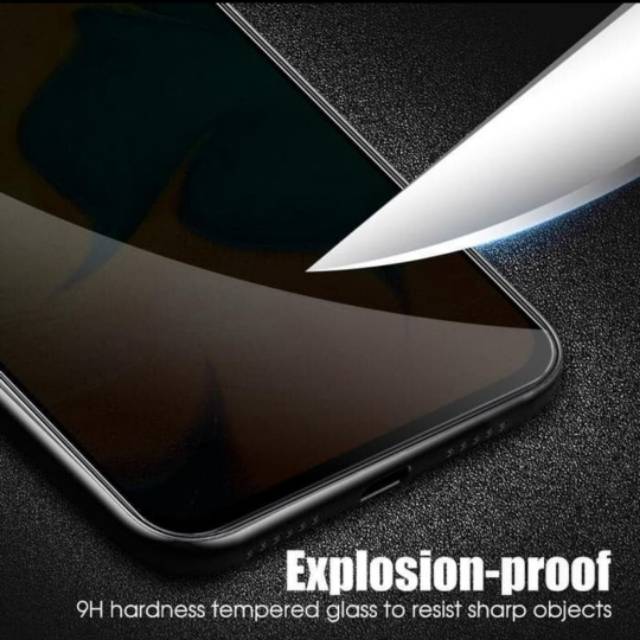 tempered glass anti spy privacy xiaomi redmi note 9 pro / Redmi note 9 anti gores