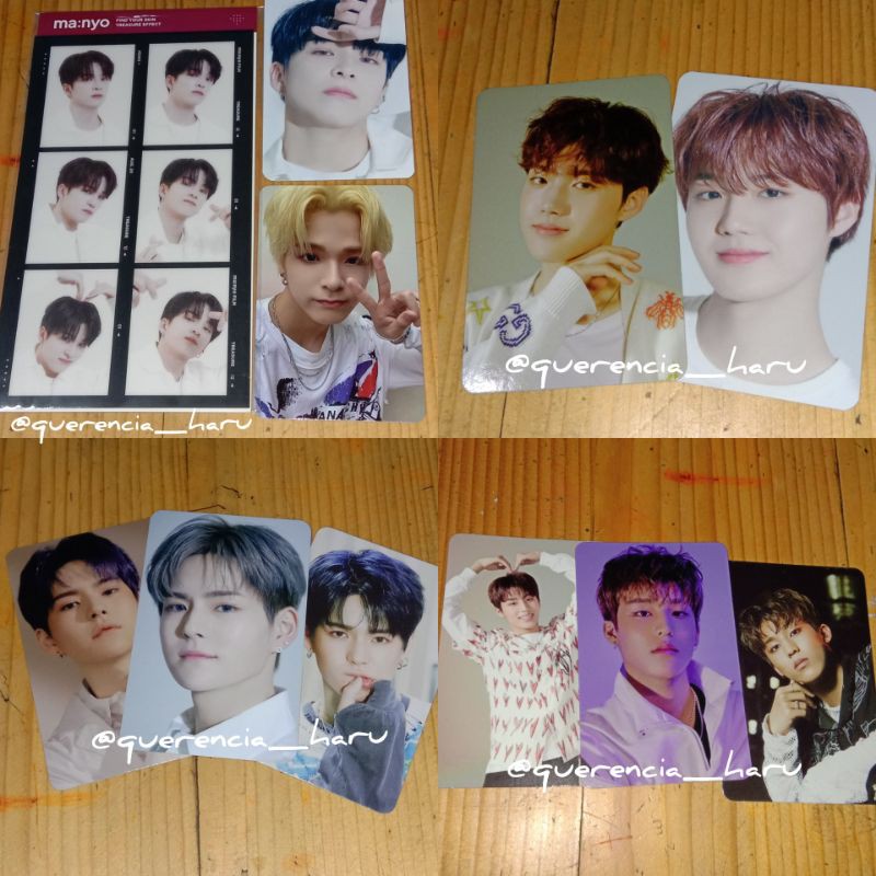 [READY STOCK] TREASURE PHOTOCARD SET, YOSHI BIBIR MANYO PHOTOSTRIP ASAHI PHOTOCARD MANYO JEONGWOO