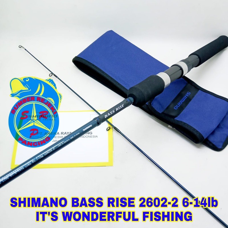 Joran shimano bass rise 165cm dan 180cm