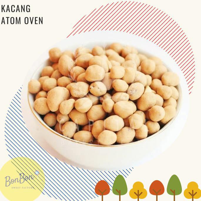 

Kacang Atom Oven / Kacang Telor Panggang / Kacamg Telur Roasted 500 Gr Dudung.Store