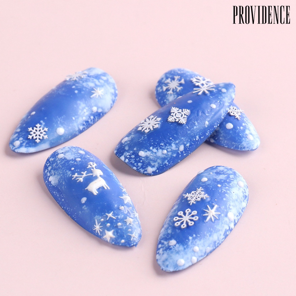 Providence 100pcs / Botol Irisan Kepingan Salju 3d Untuk Dekorasi Nail Art / Manicure