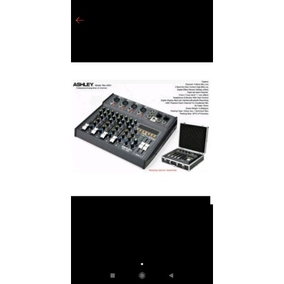 MIXER ASHLEY REV400 MIXER ASHLEY 4 CHANNEL PLUS KOPER ASHLEY REV 400