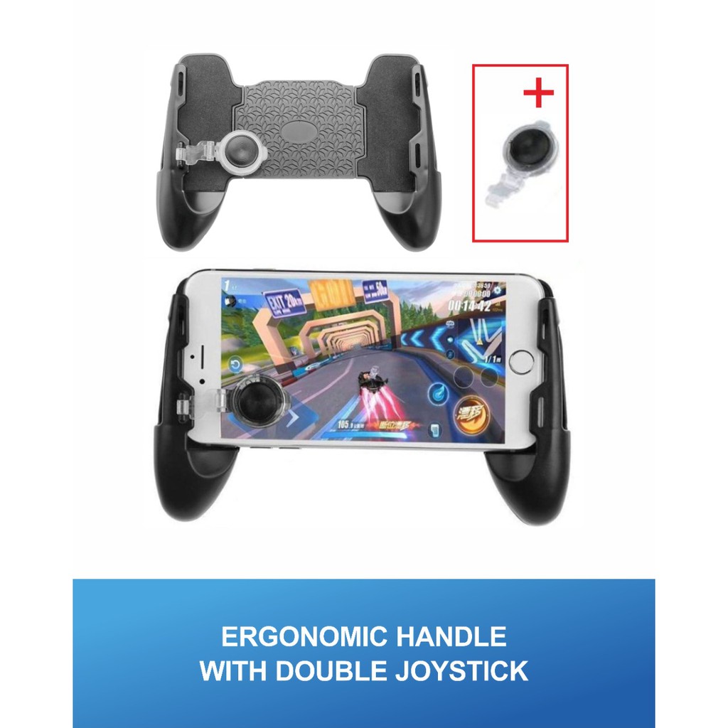 GRIP HAND GAMEPAD PLUS DOUBLE JOYSTICK JL-01