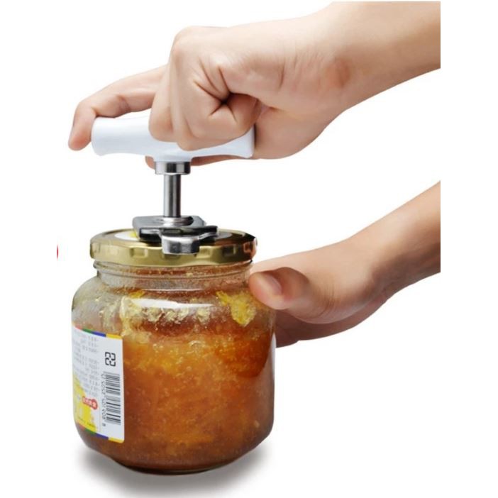 Pembuka Tutup Botol Toples Jar Bottle Opener Adjustable Stainless