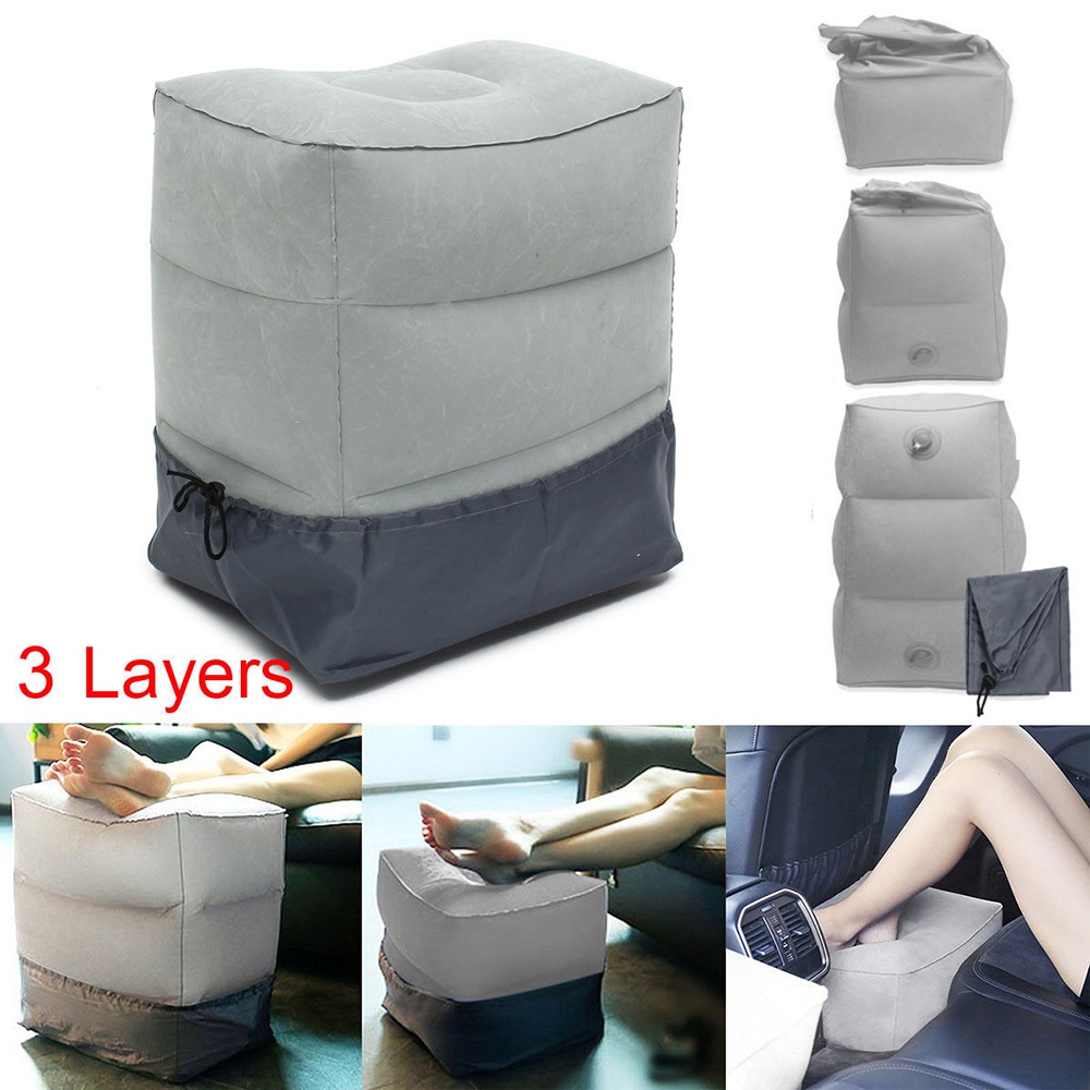 TaffHOME Bantal Angin Kaki Portabel Inflatable Relaxing Feet Tool Footrest Pillow BSZ0020 BAT24 Y40CM jj06114 IAF-05 198b