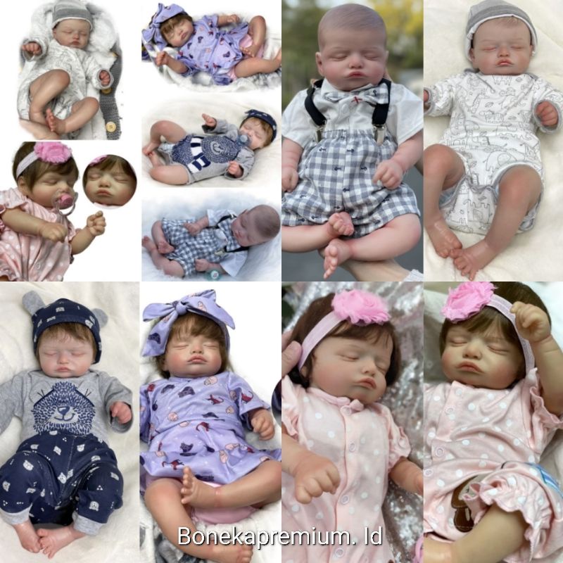 READY PROMO Boneka Bayi Mirip Manusia Reborn Premium Aneka Model