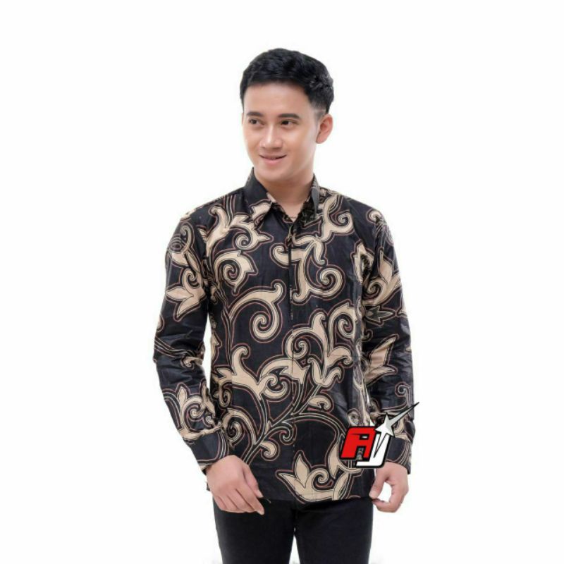 KEMEJA BATIK PRIA LENGAN PANJANG BAHAN KATUN RAJA AMPAT HEM BATIK PRIA SLIMFIT STYLE &amp; QUALITY