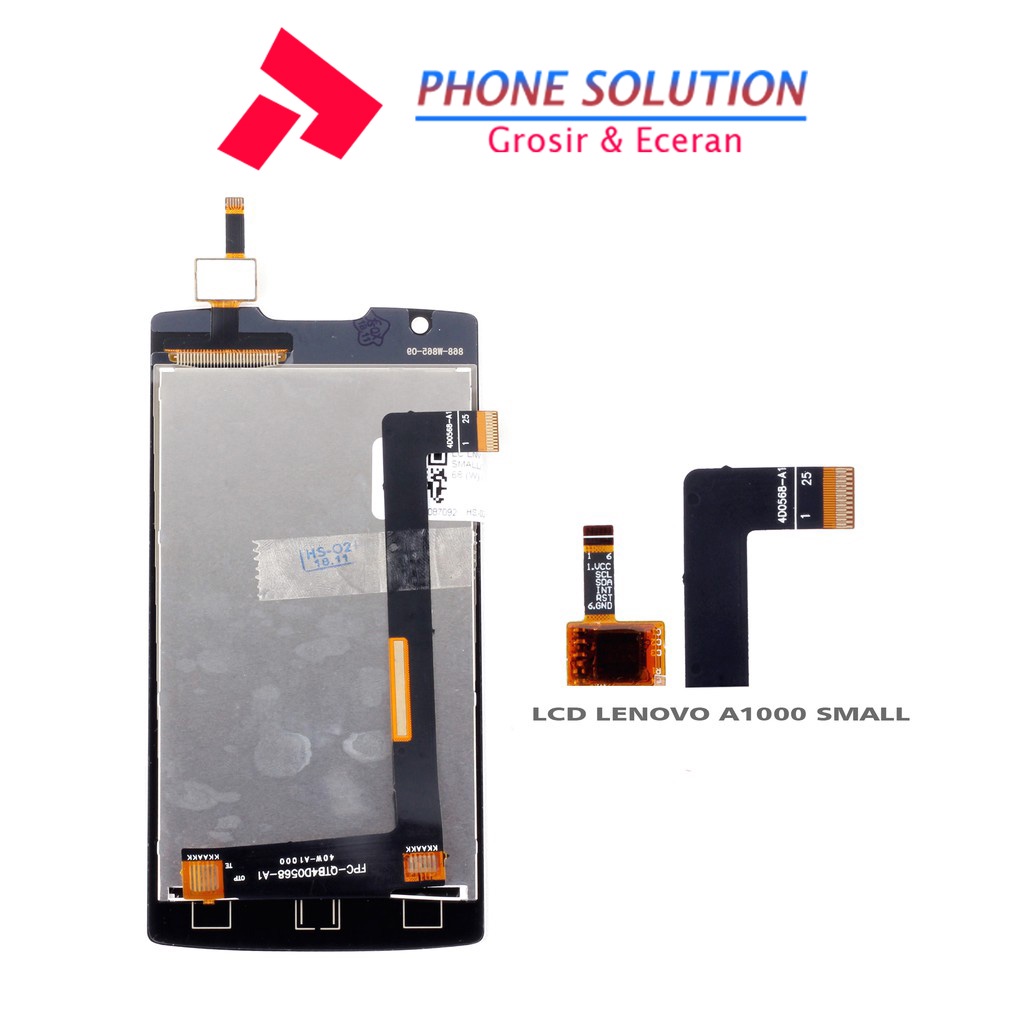 LCD Lenovo A1000 Fullset Touchscreen // Supplier LCD Lenovo - Garansi 1 Bulan