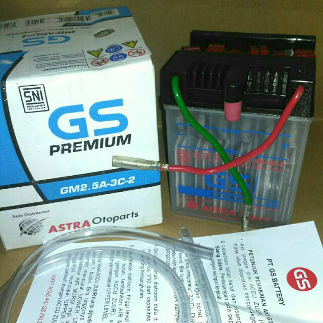 Aki Gs Astra Gm2 5 A 3c 2 Premium Gl Pro Gl Max Shopee Indonesia Aki gl pro neotech