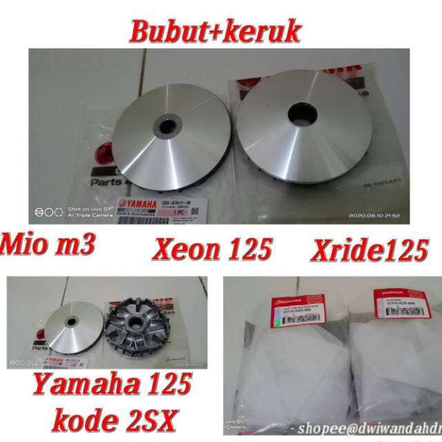 Rumah loler bubut 13,5 modif set Mio m3 125 Z Xride Xeon