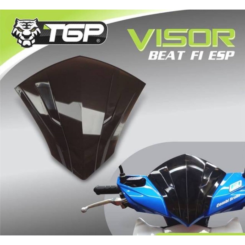 Visor Windshield Honda Beat Fi Esp Beat Fi pgm Tahun tgp full black