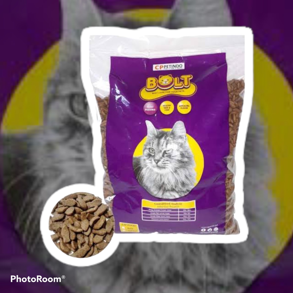 Bolt Cat Tuna 1 Kg Dry Cat Food Makanan Kucing Kering Bolt Ikan Bolt Donat 1Kg
