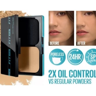 [[REFILL]] MAYBELLINE FIT ME MATTE + PORELESS 24HR OIL CONTROL POWDER FOUNDATION