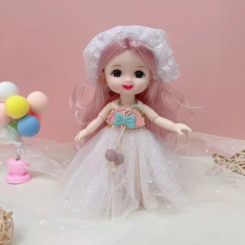 New Boneka BJD Tertawa Cantik Full Aksesoris Mewah Rambut Super Panjang
