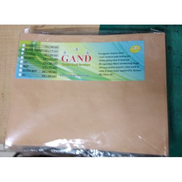 

Jual Amplop Coklat Setengah Folio Seal Berkualitas