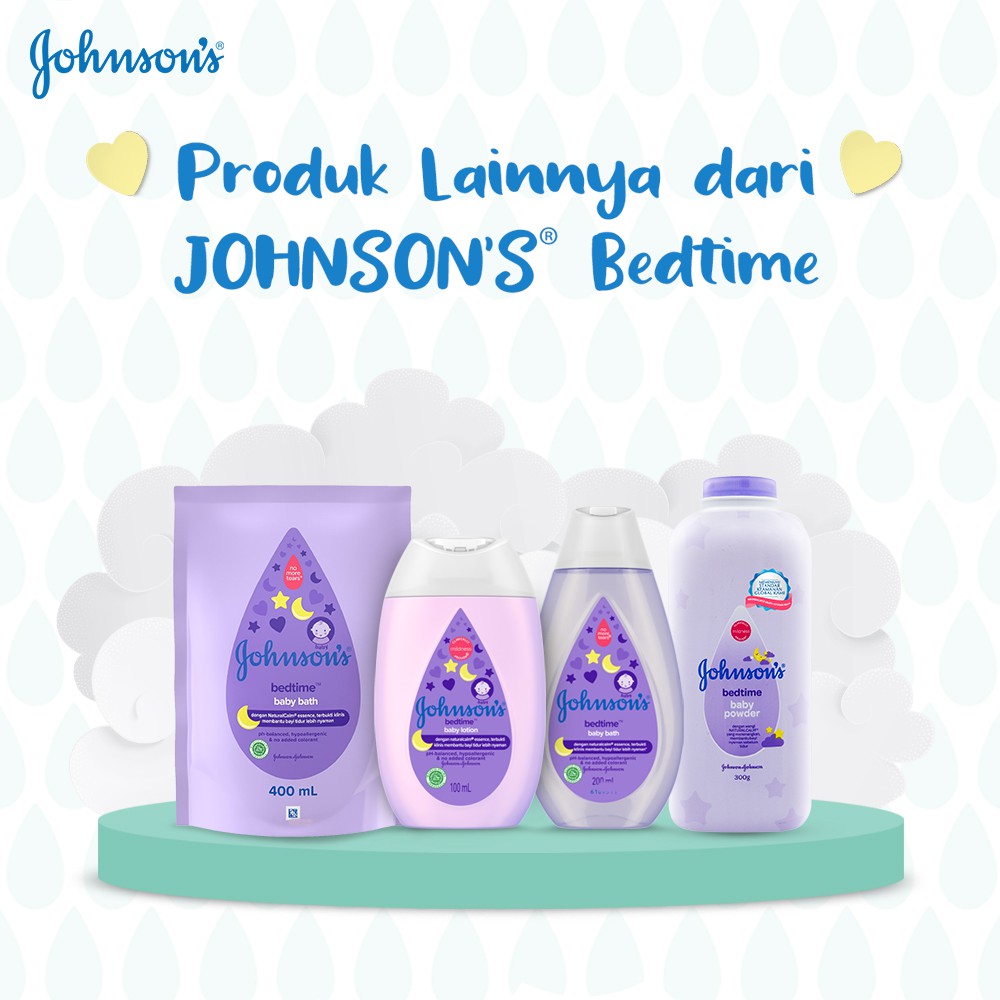 JOHNSON'S Bedtime Baby Lotion - Losion Bayi 100ml