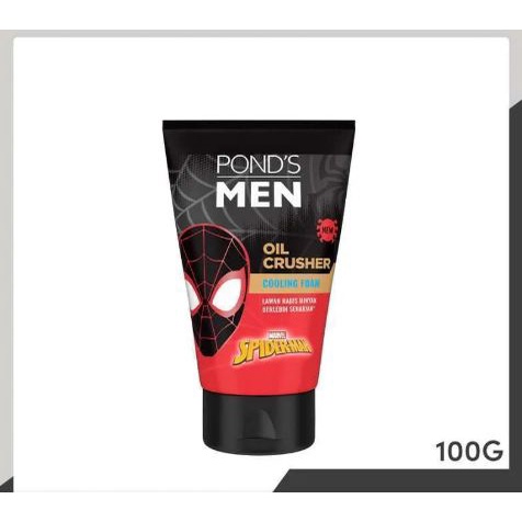 Ponds Men Oil Crusher Facial Foam 100G - Spiderman Edition