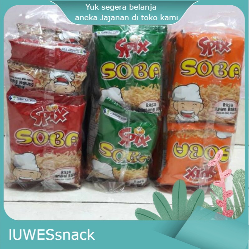 

siantar top mie spix soba isi 10pcs- meja dulu mie goreng mie enak mie kremes Mi langsung makan jajanan jadul jajanan anak cemilan makanan ringan