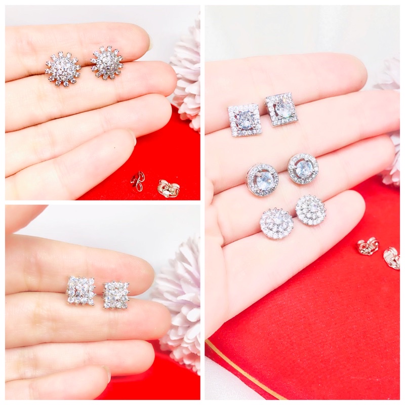 Anting tusuk mewah silver dewasa xuping