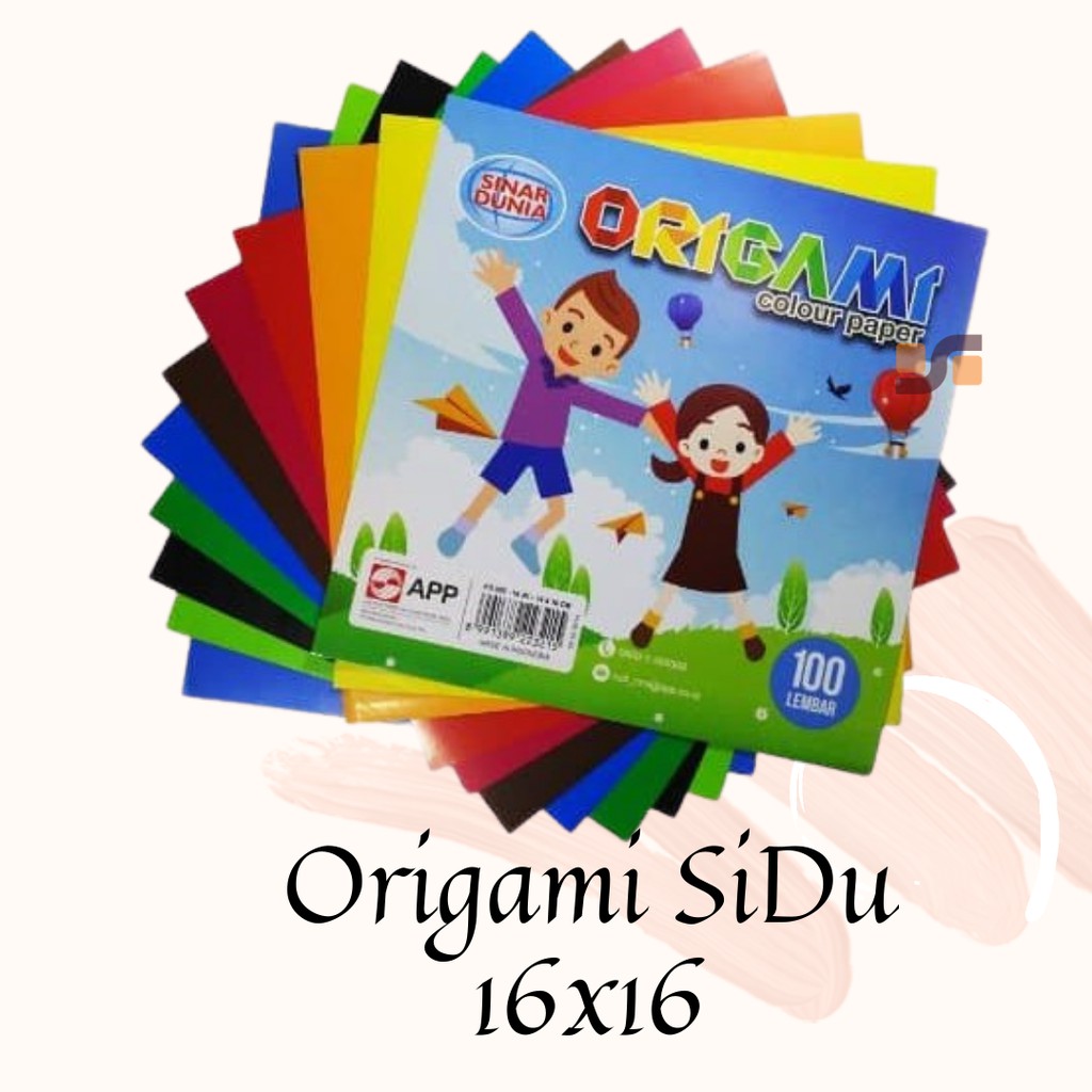

Kertas Lipat Origami Sinar Dunia SiDu Paper 16x16