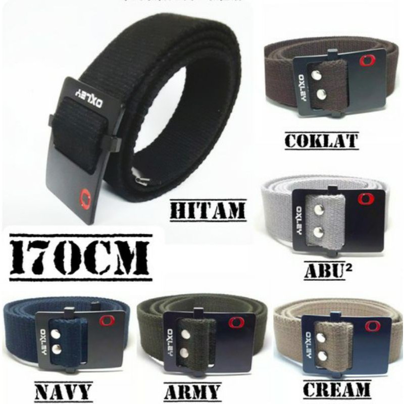 IKAT PINGGANG PRIA WANITA KANVAS TACTICAL 170CM 020TY