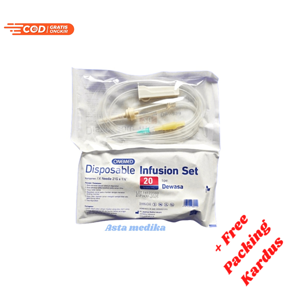 Infuset onemed Anak Dan Dewasa Disposable Infusion Set Onemed