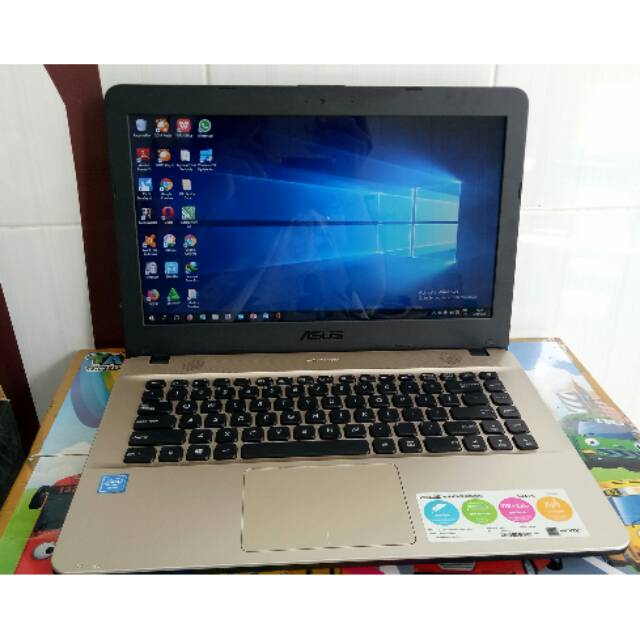 LAPTOP ASUS SECOND BEKAS MULUS SEPERTI BARU. X441NA INCLUDE WIN10 ORIGINAL/ 4GB