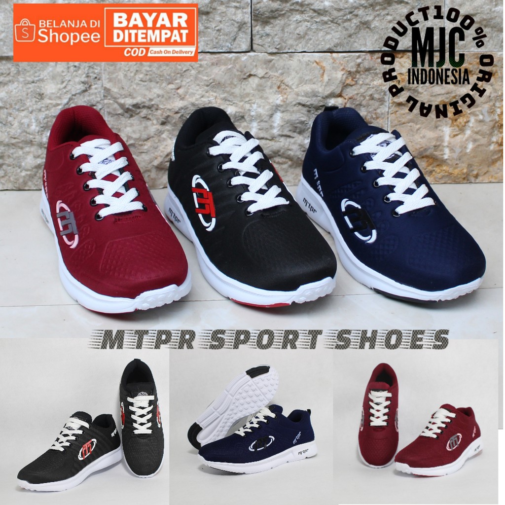  SEPATU  SPORT  MTPR MJC INDONESIA  SNEAKER FREE MASKER KAIN 