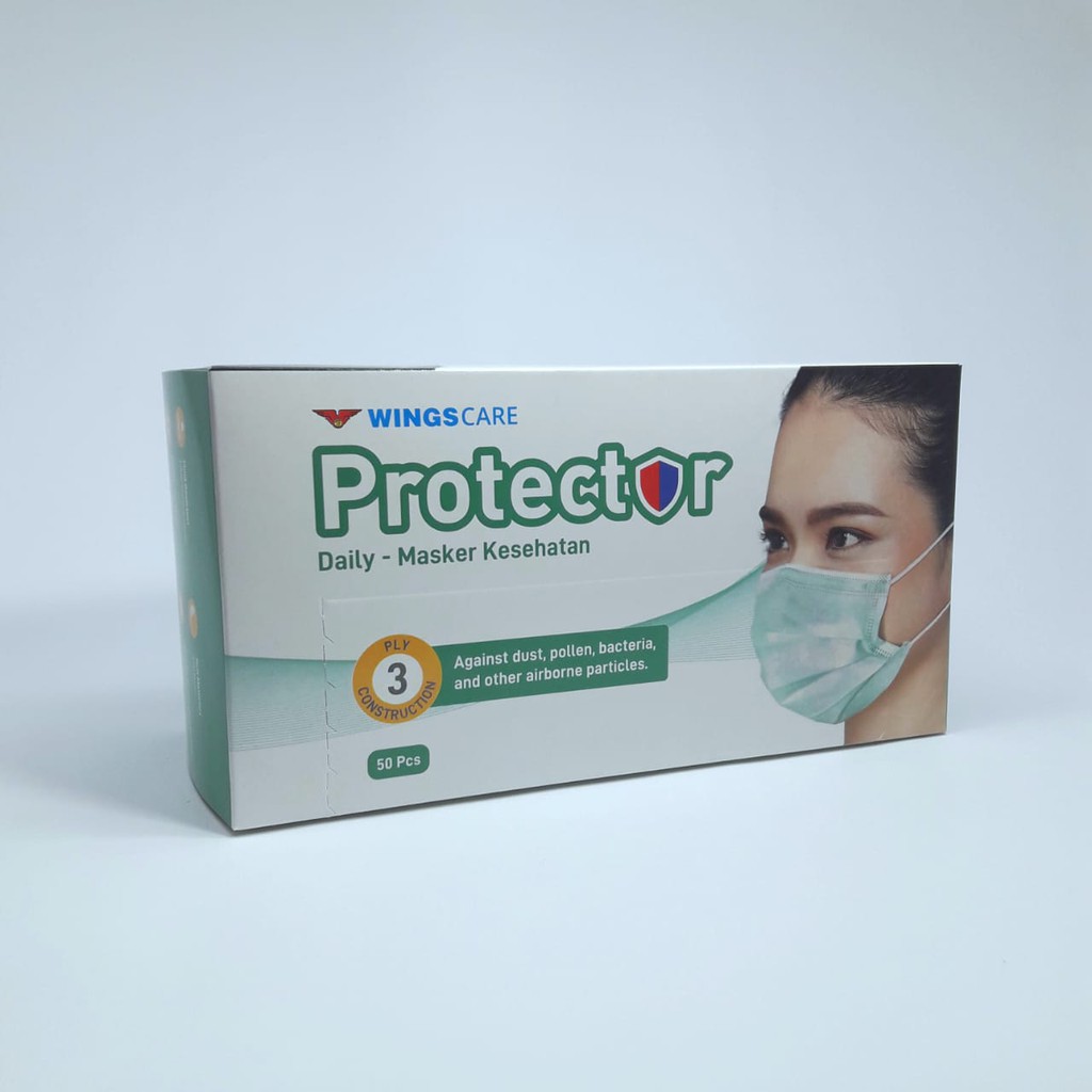 Wingscare Masker Protector Box (50 pcs) - Masker Kesehatan Original